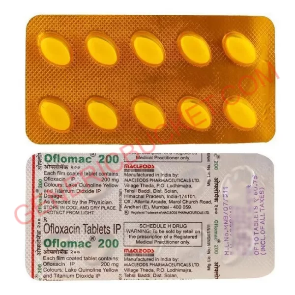 OFLOMAC 200 MG TABLET 10