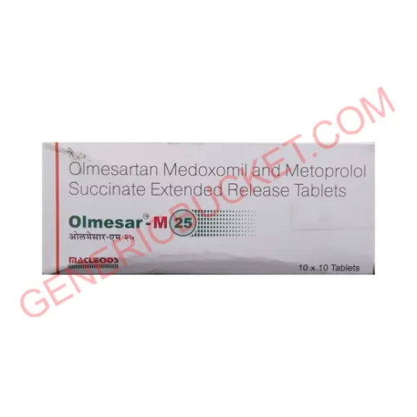 OLMESAR M 25 TAB 10