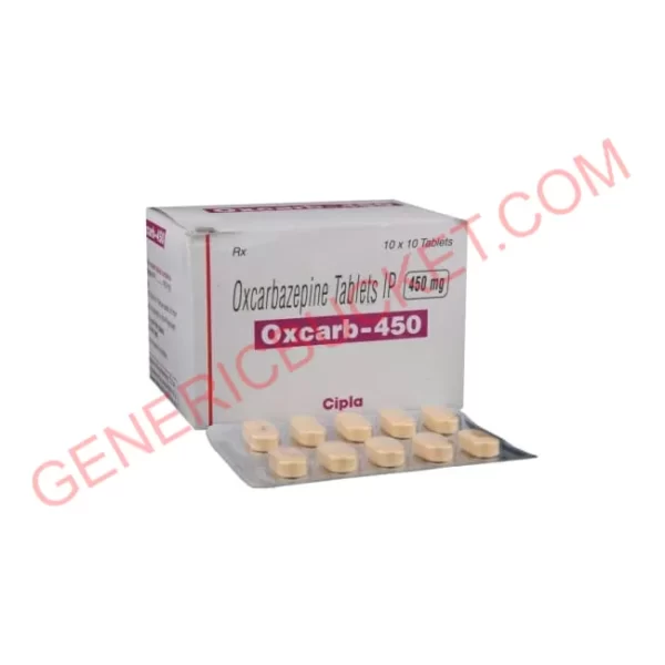OXCARB 450 MG TABLET 10