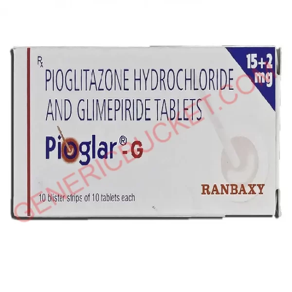 PIOGLAR G 15+2 MG TAB