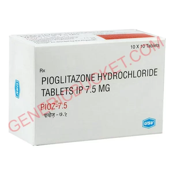 PIOZ 7.5 MG TABLET 10