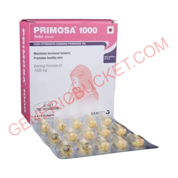 PRIMOSA 1000MG SOFTGEL 15