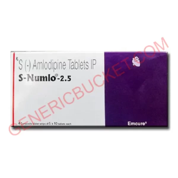 S-NUMLO 2.5 MG TABLET 15