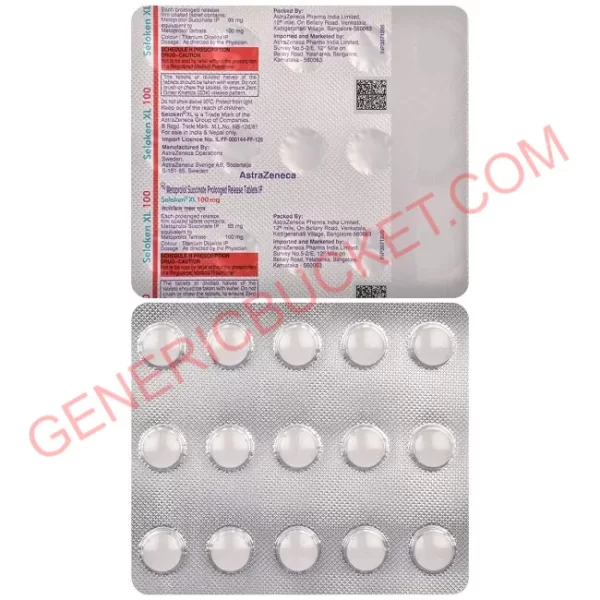 SELOKEN 100 MG TABLET XL 15