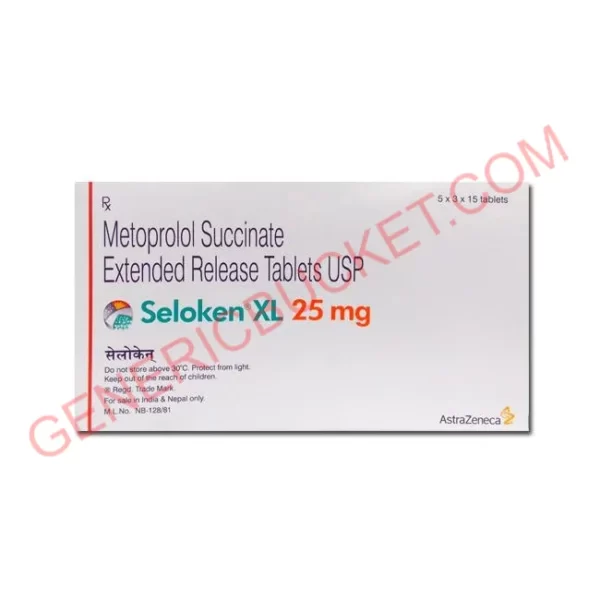 SELOKEN XL 25 25MG TABLET 30