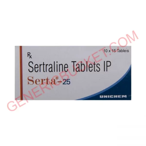 SERTA 25 MG TABLET 15