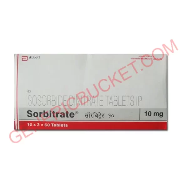 SORBITRATE 10 MG TABLET 50