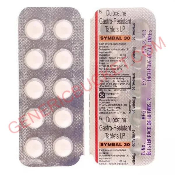 SYMBAL 30 MG TABLET 10
