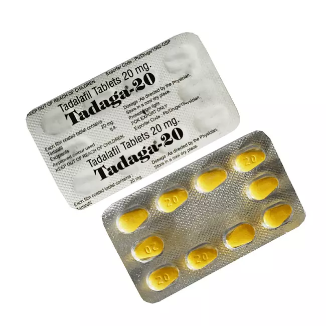 Tadaga 20 mg Tablet | Tadalafil 20 mg | USA 5 TO 7 DAYS DELIVERY