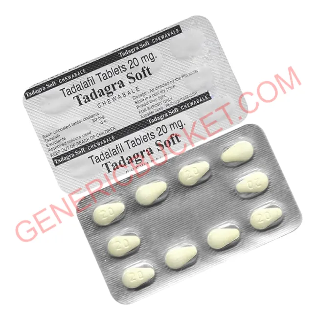 20 Mg Tadalafil Tablet at Rs 200/box