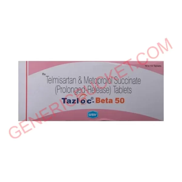 TAZLOC BETA 50 40+50MG TABLET 10