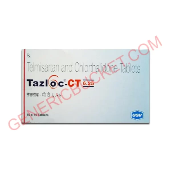 TAZLOC -CT 40 6.25MG TABLET 10S