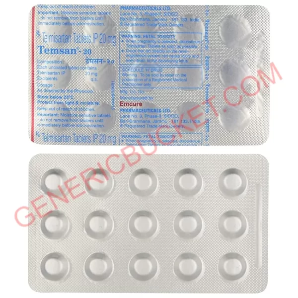 TEMSAN 20 MG TABLET 15