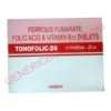 TONOFOLIC DS 15MCG+300MG+1.5MG TABLET 30