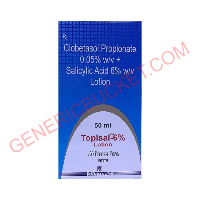 Topisal 6% Lotion | Clobetasol /Salicylic Acid (6% w/w) | genericbucket