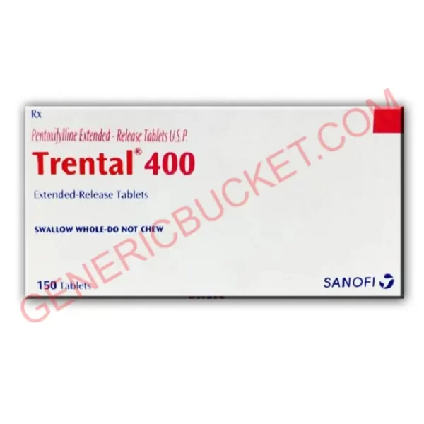 TRENTAL 400 MG TABLET 15