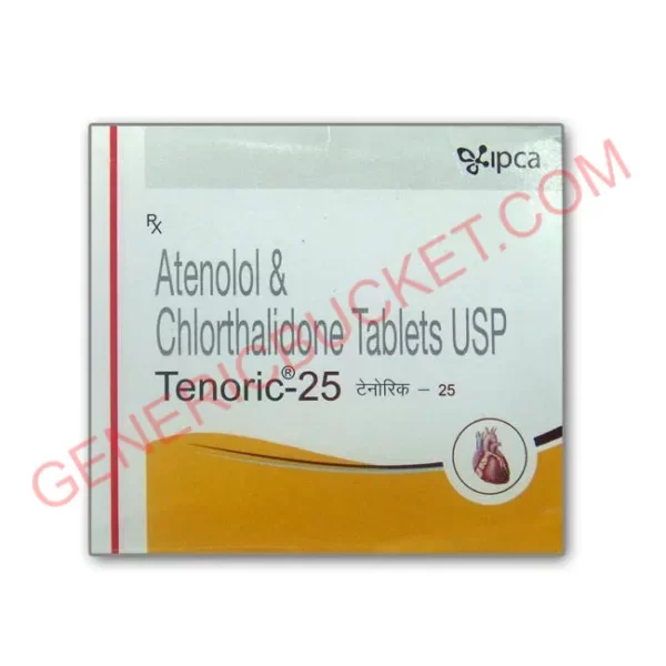 Tenoric-25-Atenolol-Chlorthalidone-Tablets-25mg