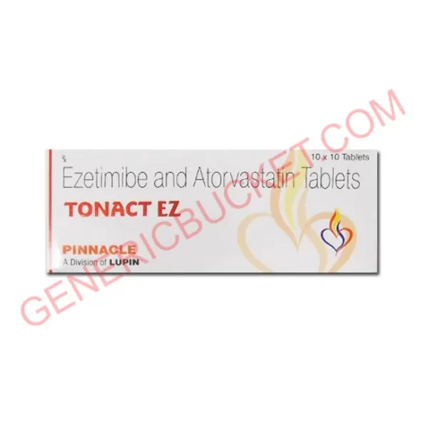 Tonact-EZ-Ezetimibe-10mg-Atorvastatin--20mg-Tablets