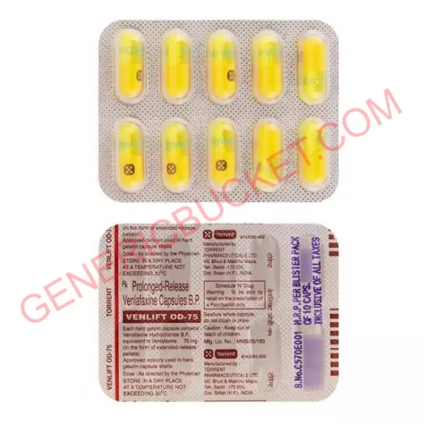 VENLIFT OD75MG CAPSULE 10S