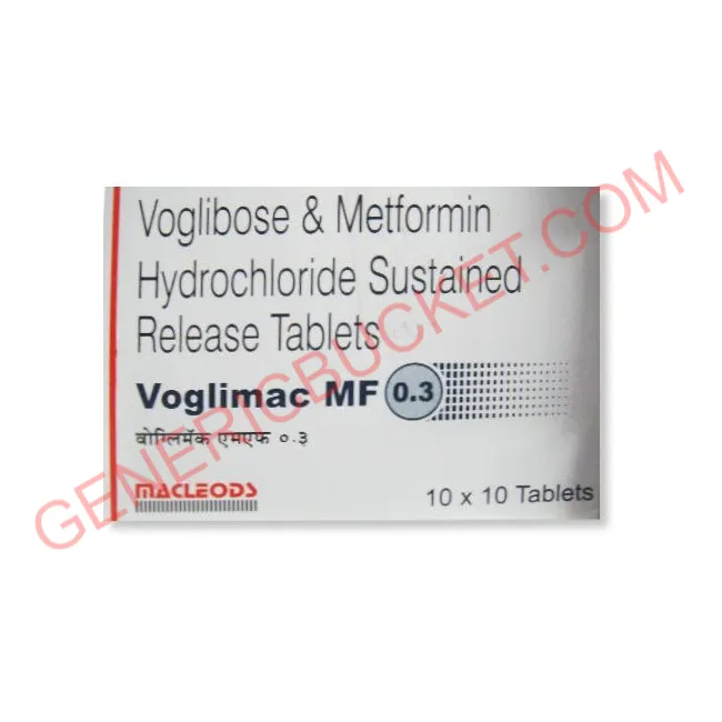 Voglimac Mf 0 3 Tablet Metformin 500 Voglibose 0 3 Genericbucket