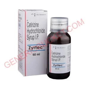 ZYRTEC 5 MG SYRUP 60 ML
