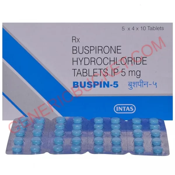 BUSPIN 5 MG TABLET 10