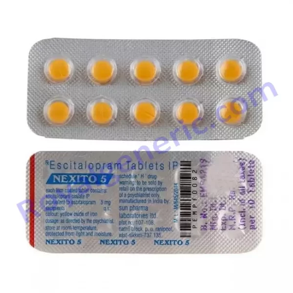 NEXITO 5 MG TABLET 10