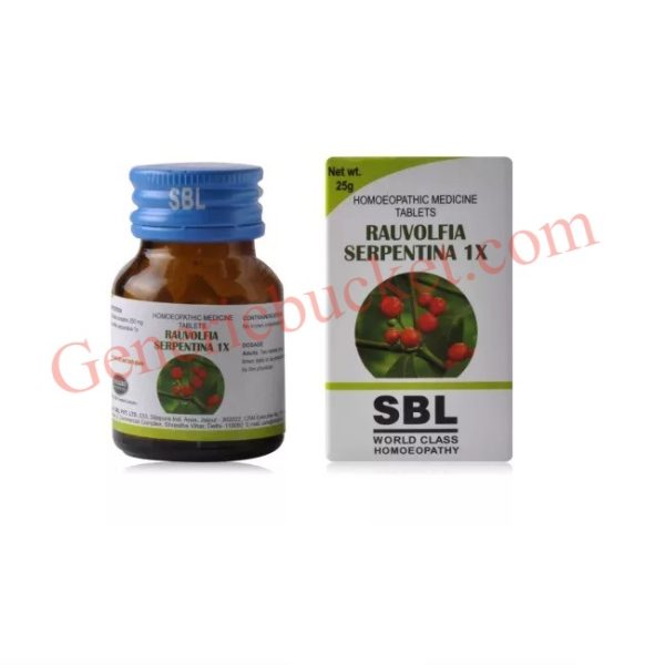 SBL Rauwolfia Serpentina Tablets (25gm)