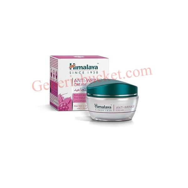 Himalaya Anti-Wrinkle Cream With Aloevera & Grapes 50 gm